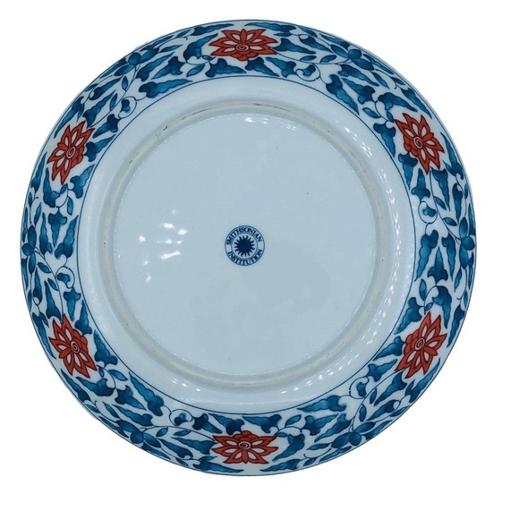 Japanese Imari Porcelain Round Serving Platter/Plate Smithsonian Reproduction - Picture 2 of 10
